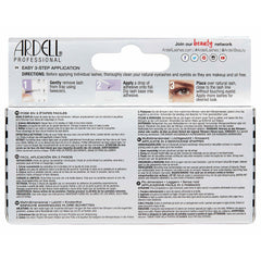 Ardell Lashes 3D Faux Mink Individuals - Medium Black (Back of Packaging)