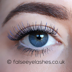 Ardell Color Impact Lashes 110 Blue (Model Shot 1)