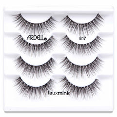 Ardell Faux Mink Lashes Black 817 Multipack (4 Pairs) - Tray Shot