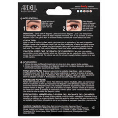 Ardell Magnetic Lashes Liner and Lash - Wispies (Back of Packaging)