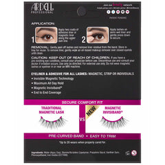 Ardell Magnetic Mega Hold Lashes Liner and Lash Kit - Demi Wispies (Back of Packaging)