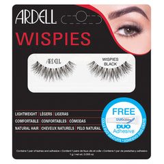 Ardell Wispies Lashes Black (with DUO Glue)
