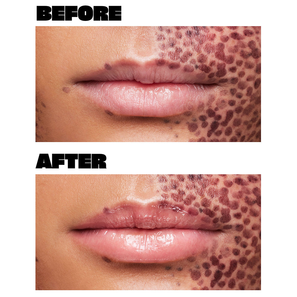 Babe Original Babe Glow Plumping Lip Jelly Clear (4g) - Before and After