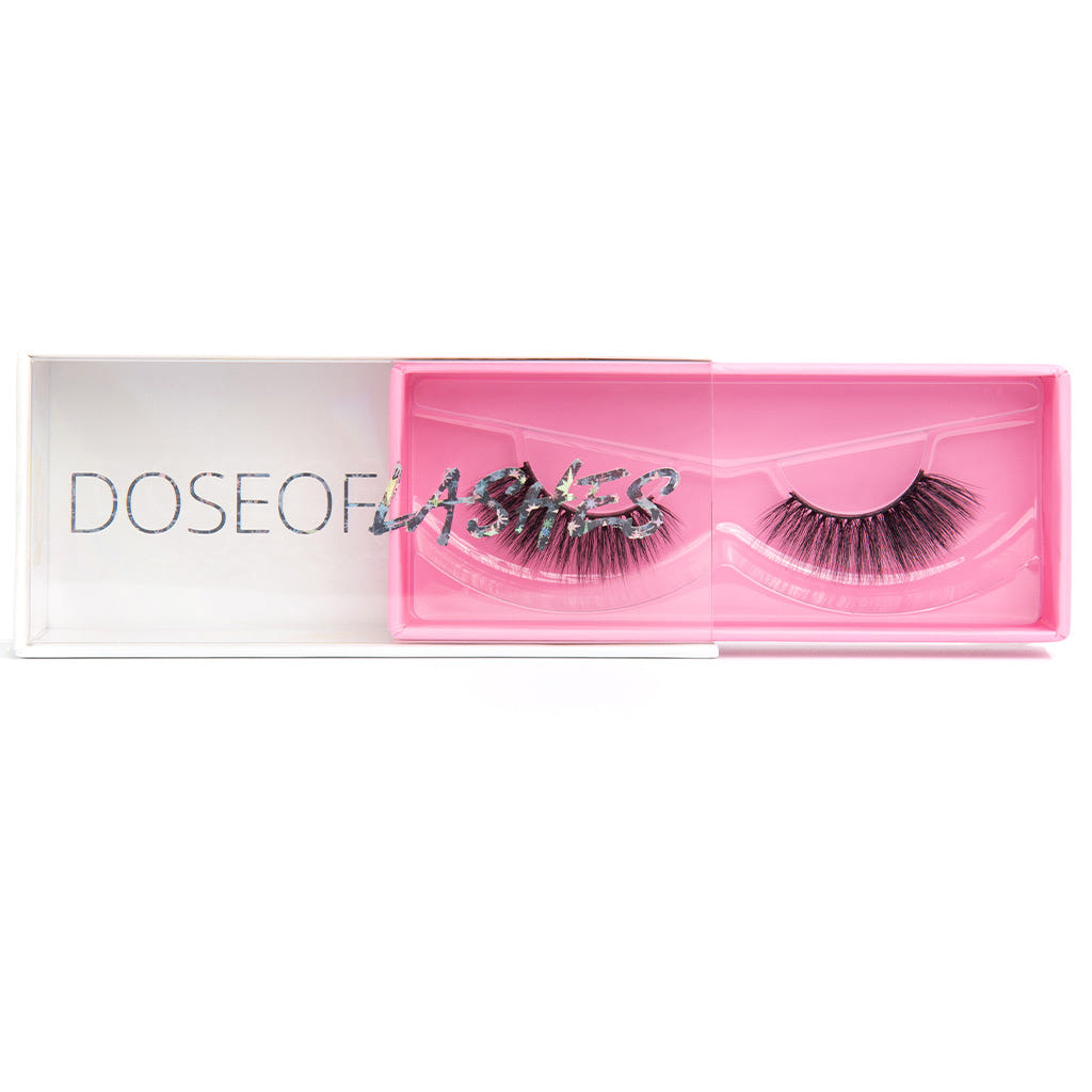 Dose of Lashes 3D Faux Mink Half Lashes - Selfie (Packaging Shot 2)