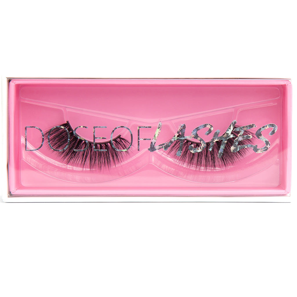 Dose of Lashes 3D Faux Mink Half Lashes - Selfie (Packaging Shot 3)