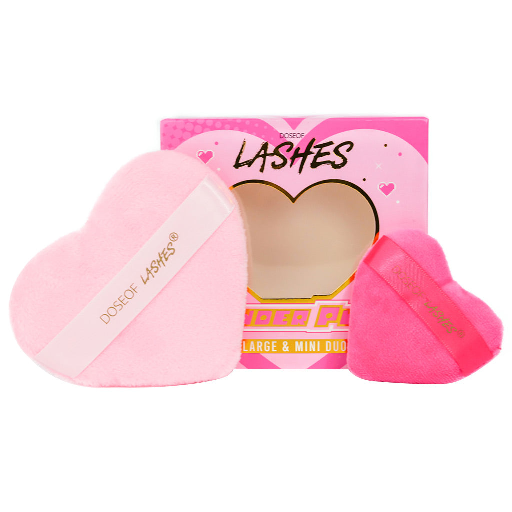 Dose of Lashes Powder Puff - Large and Mini Duo | False Eyelashes