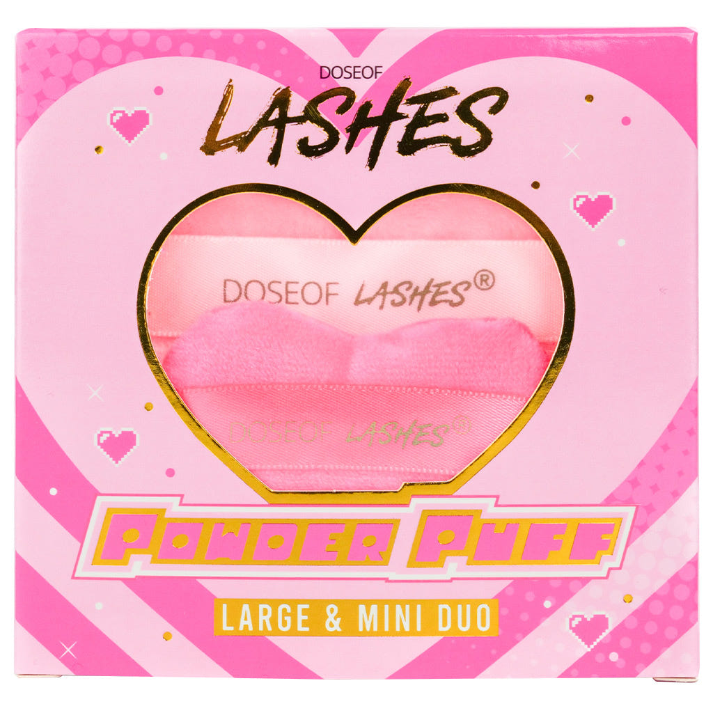 Dose of Lashes Powder Puff - Large and Mini Duo (Packaging)