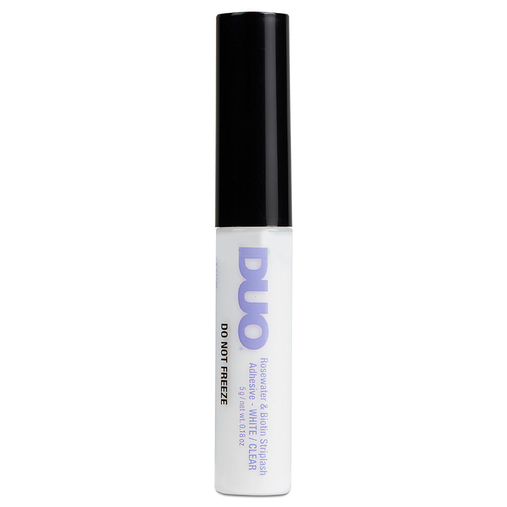 DUO Brush-on Rosewater & Biotin Strip Lash Adhesive White/Clear (5g) - Tube