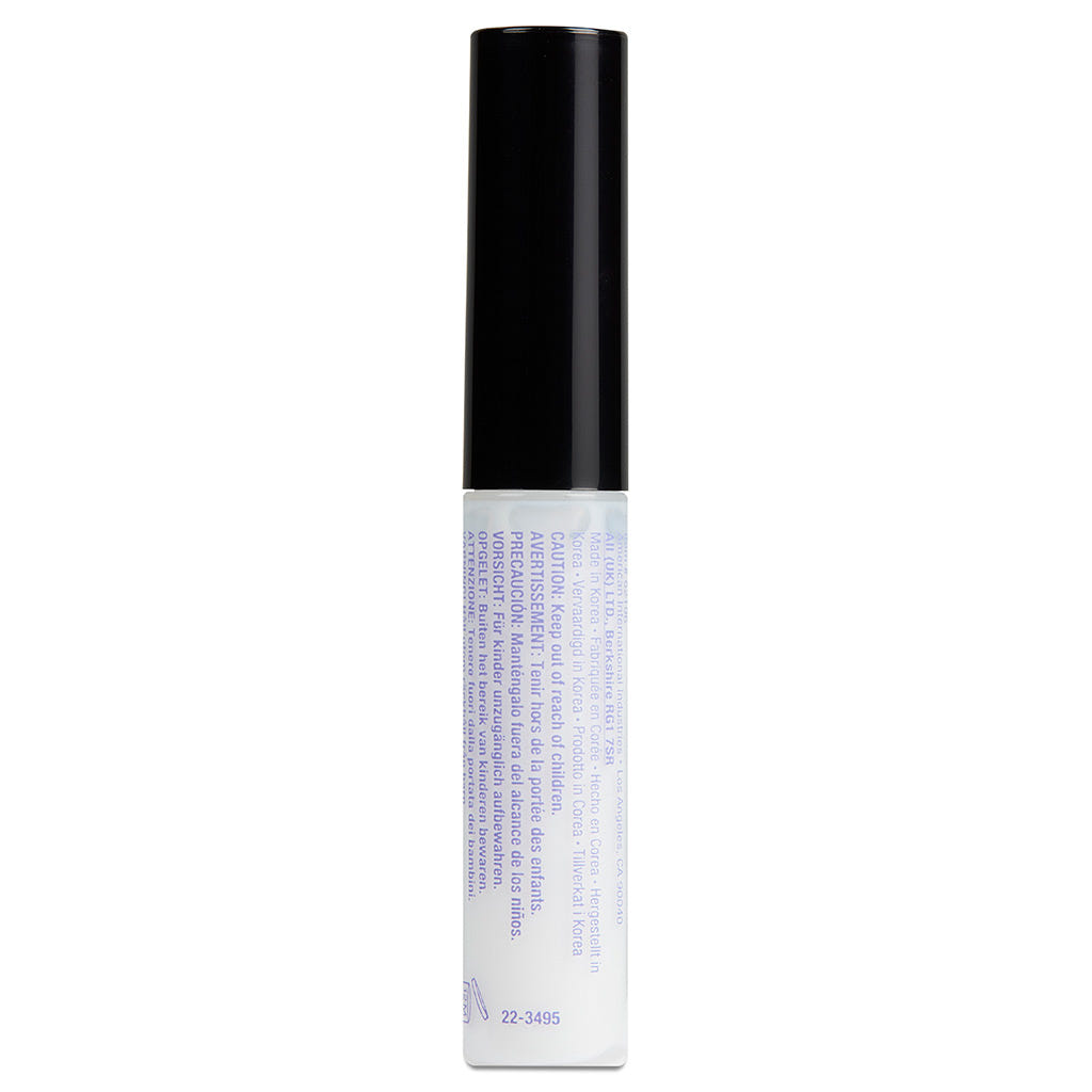 DUO Brush-on Rosewater & Biotin Strip Lash Adhesive White/Clear (5g) - Back of Tube