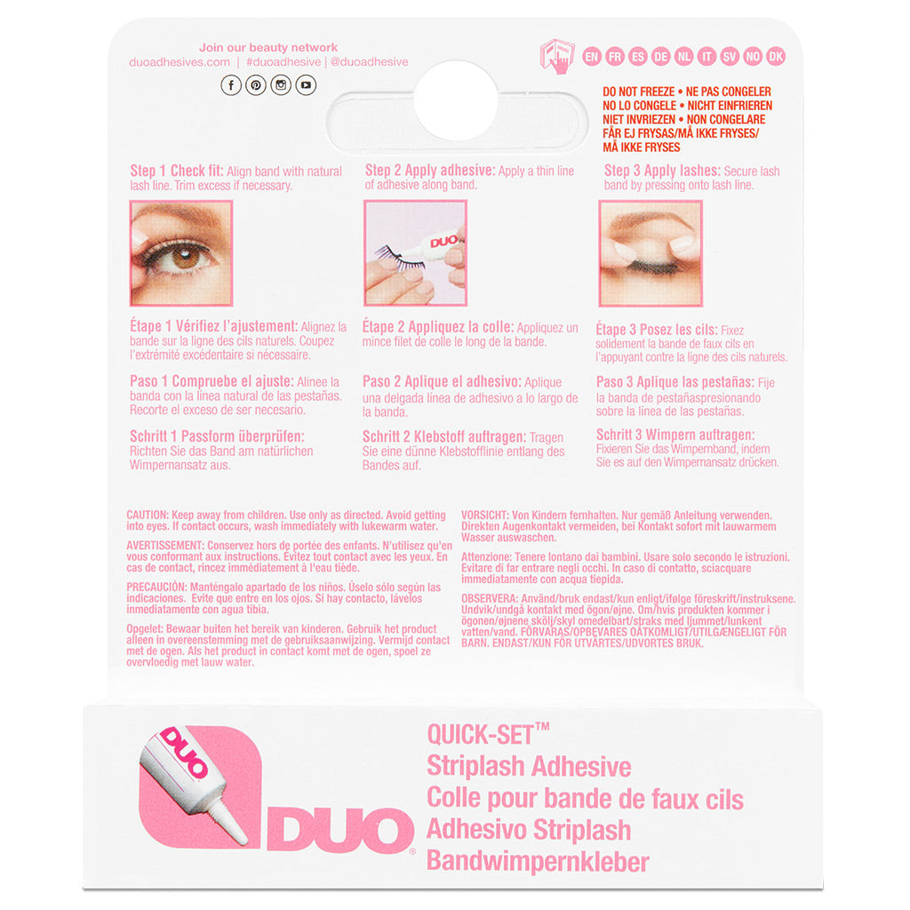 DUO Quick Set Lash Adhesive Dark | False Eyelashes