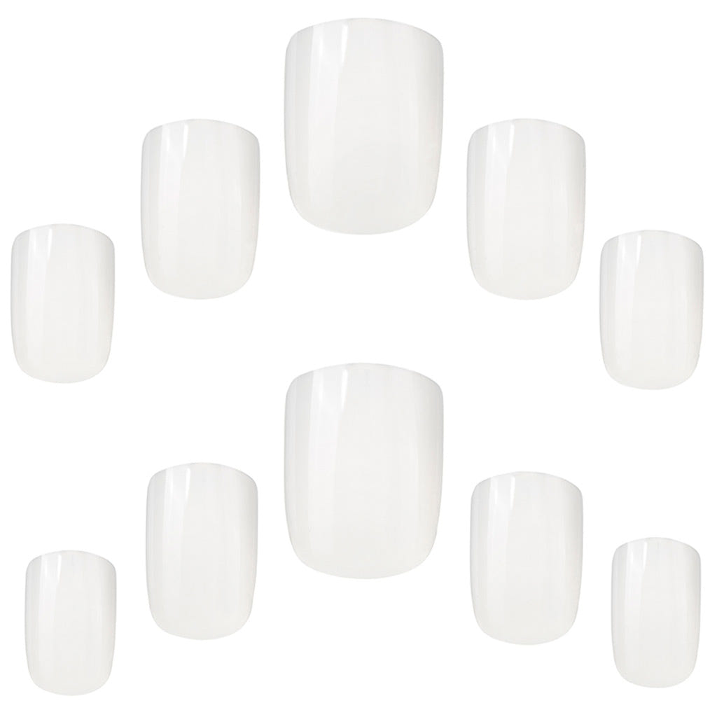 Elegant Touch False Nails Bare Mega Kit Square Medium Length (Loose)