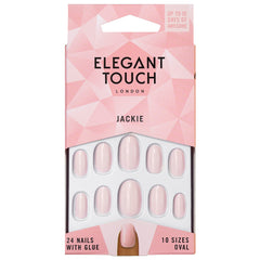 Elegant Touch False Nails Oval Medium Length - Jackie
