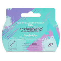 Eyelash Emporium Pro Strip Lashes - Act Natural (Rear Packaging)