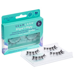 Eyelash Emporium Seamlash Winged and Wispy Refill Pack (Tray + Packaging)