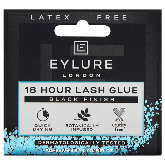 Eylure 18 Hour Lash Glue Black Finish (4.5ml) | False Eyelashes