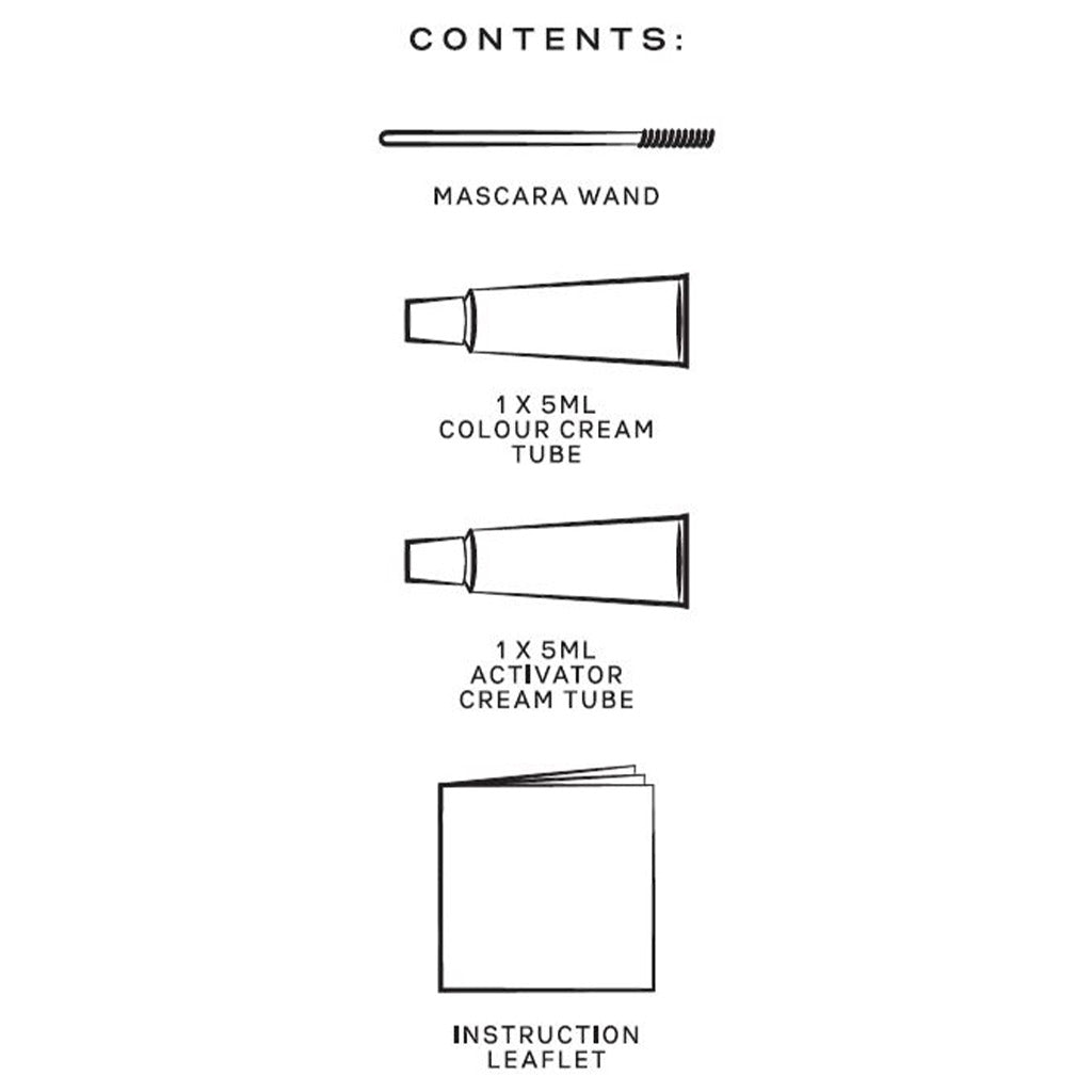 Eylure Dybrow Permanent Eyebrow Tint Mid Brown False Eyelashes