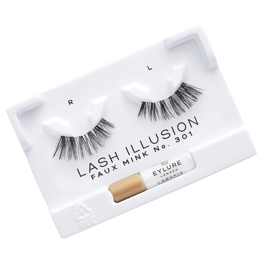 Eylure Lash Illusion Faux Mink Lashes No. 301 (Tray Shot)