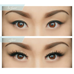 House of Lashes - Noir Fairy - Before & After 1