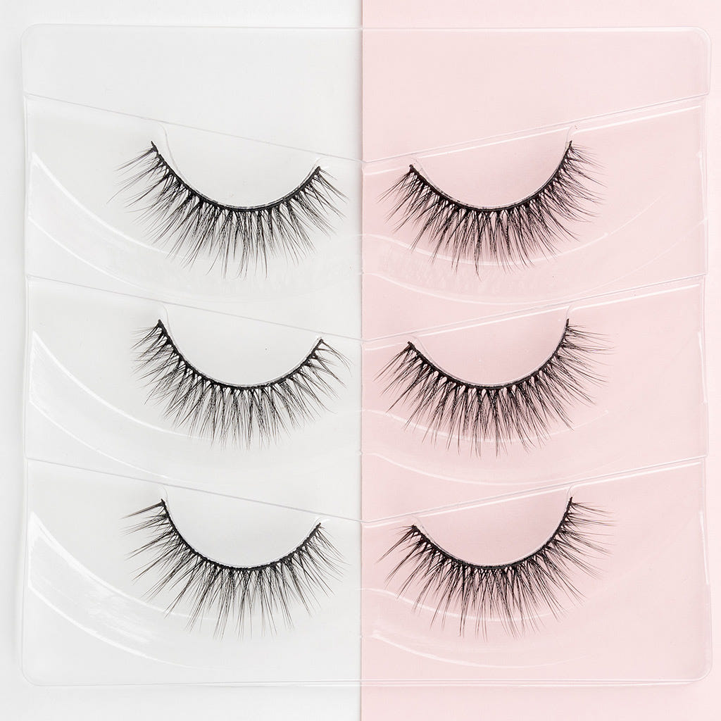 Invogue False Eyelashes Girl Crush Multipack (3 Pairs) - Lifestyle 1