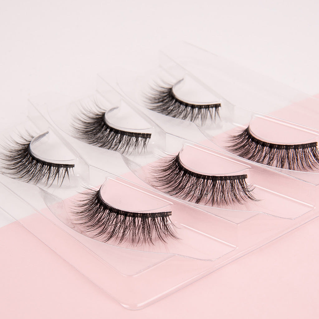 Invogue False Eyelashes Jetsetter Multipack (3 Pairs) - Lifestyle 2