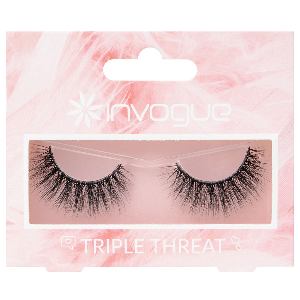 Invogue False Eyelashes - Triple Threat | False Eyelashes
