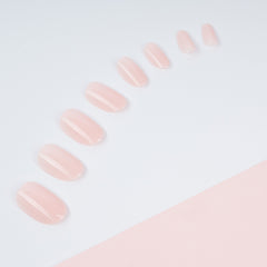 Invogue False Nails Oval Medium Length - Baby Pink (Lifestyle 3)