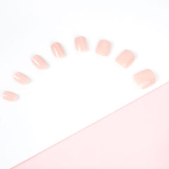 Invogue False Nails Square Medium Length - Dusty Pink (Lifestyle 2)