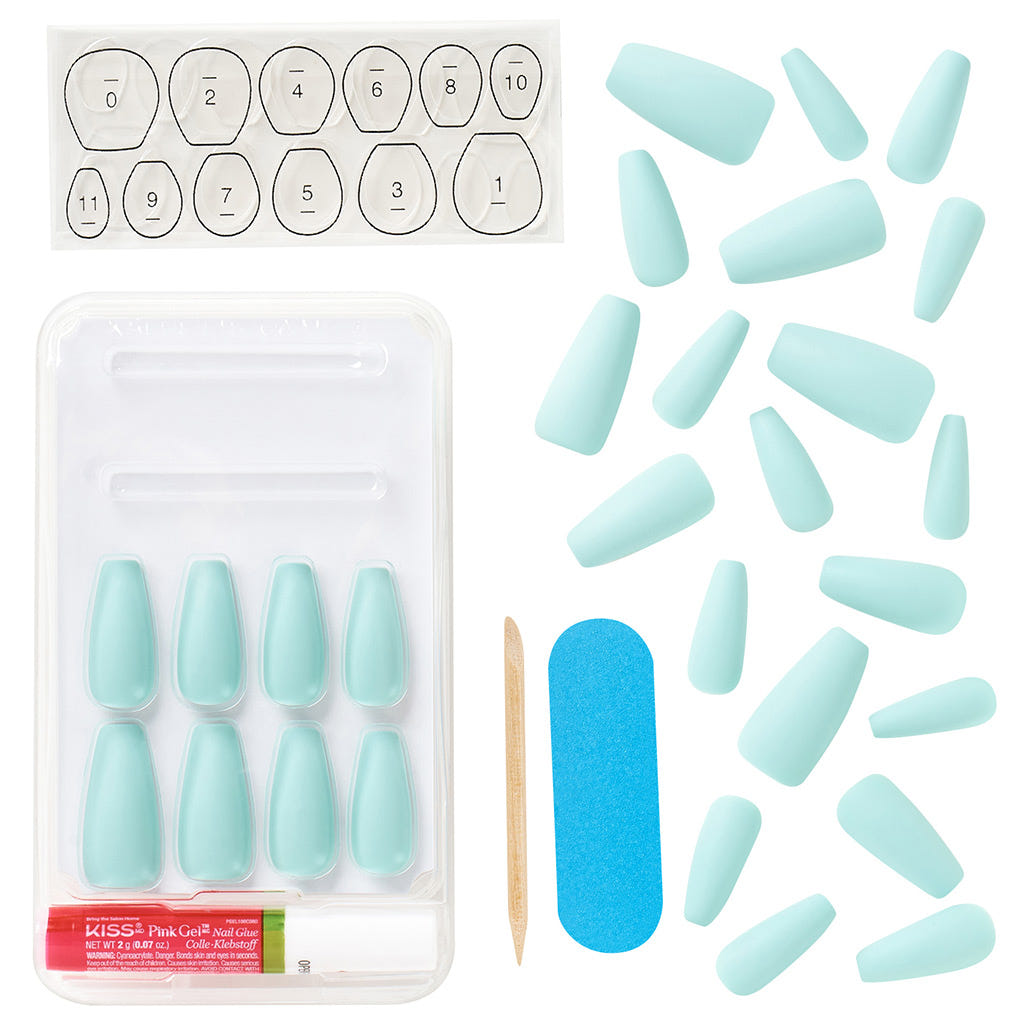 Kiss False Nails Gel Fantasy Sculpted Nails - Back It Up (Open)