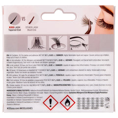 Kiss Haute Couture Trio Lashes - Short Combo (Back of Packaging)