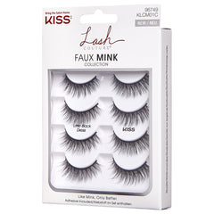Kiss Lash Couture Faux Mink Collection - Little Black Dress (Multipack) - Angled 2