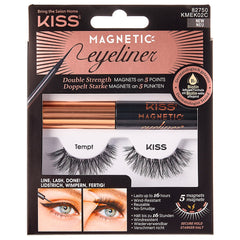 Kiss Magnetic Eyeliner & Lash Kit - Tempt