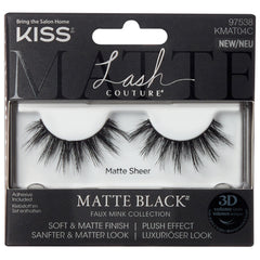 Kiss Matte Black Faux Mink Collection - Matte Sheer