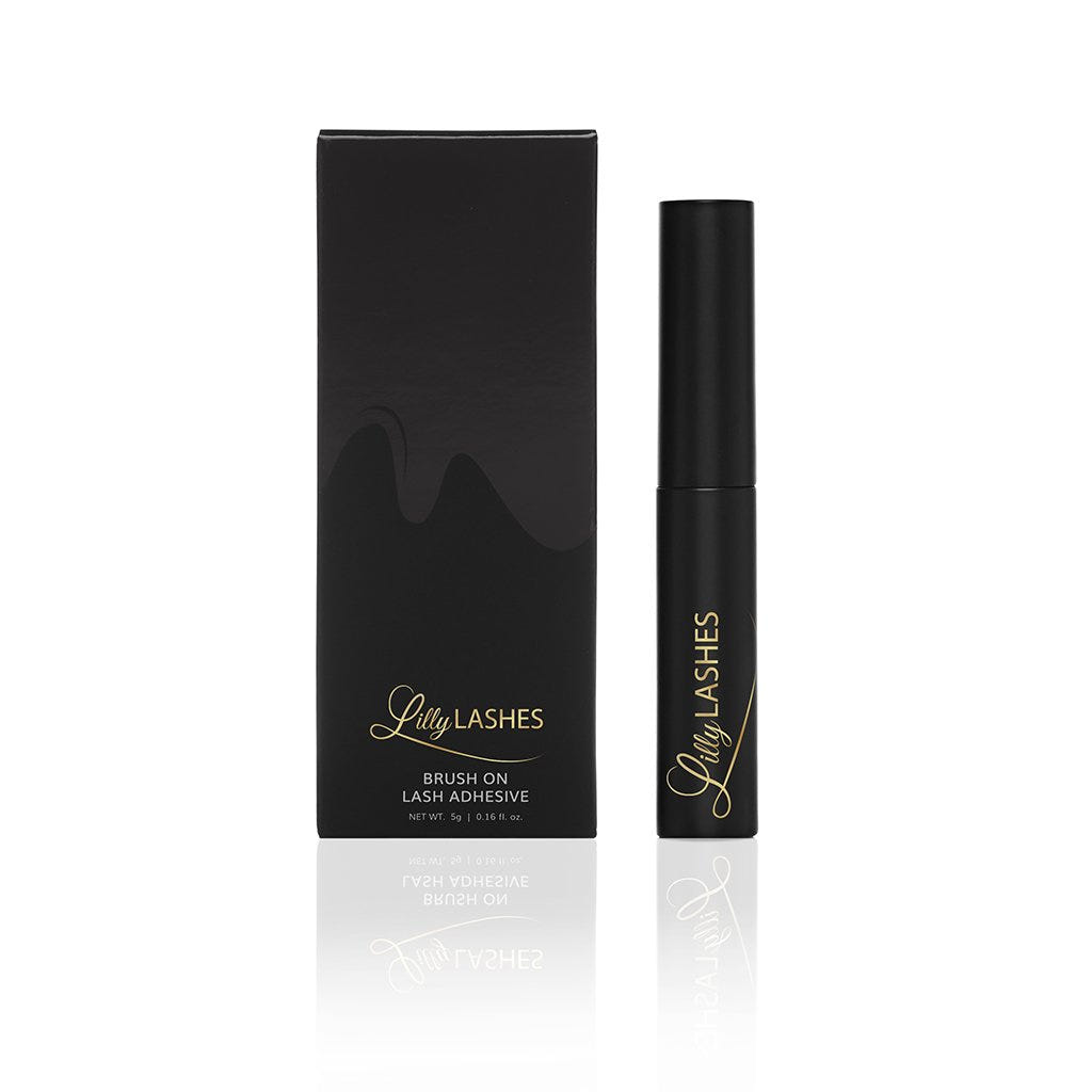 Lilly Lashes Brush On Lash Glue - Black (5g) - Packaging
