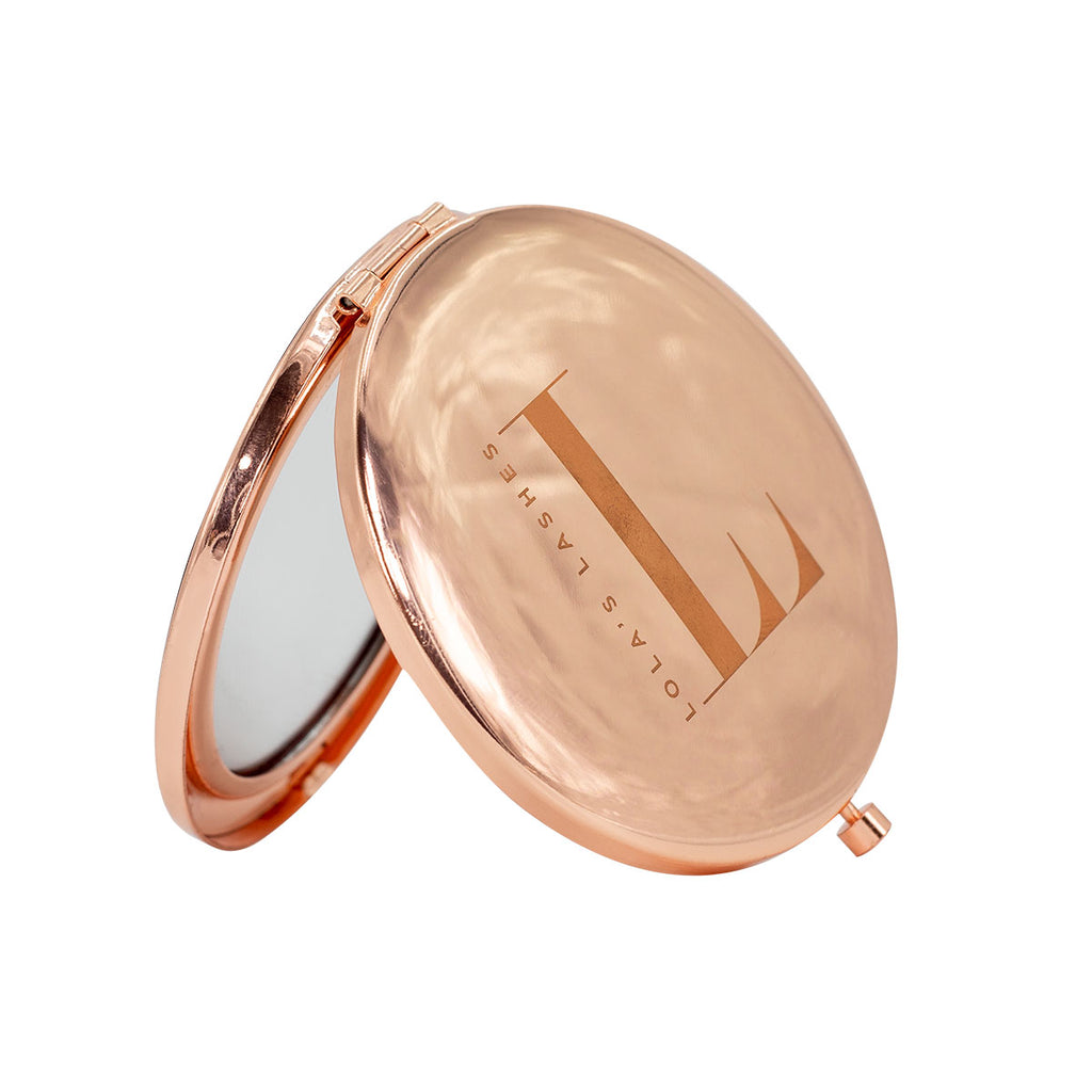 Lola's Lashes - Rose Gold Compact Mirror