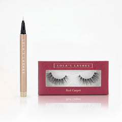 Lola's Lashes x Liberty Flick & Stick Kit - Red Carpet with Clear Liner (Loose)