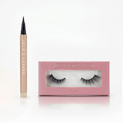 Lola's Lashes x Liberty Flick & Stick Kit - VIP with Black Liner (Loose)