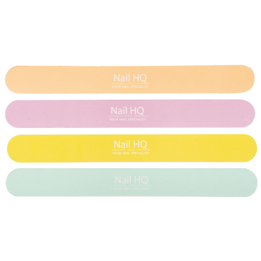 Nail HQ Coloured Nail Files (x4) | False Eyelashes