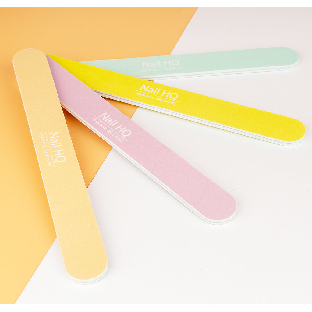 Nail HQ Coloured Nail Files (x4) | False Eyelashes