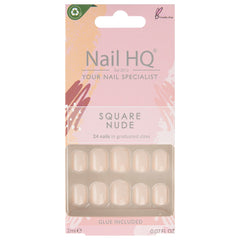 Nail HQ False Nails Square - Nude