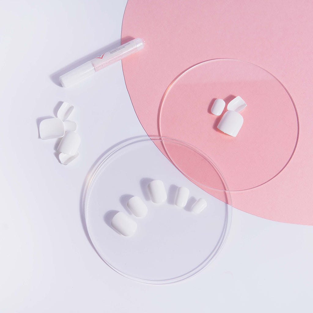 Nail HQ False Nails Square - White (Lifestyle)