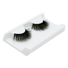 Peaches and Cream Faux Mink Lashes - Style No. 27 (Angled Tray Shot)