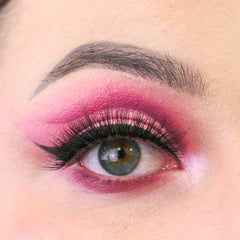Peaches and Cream Faux Mink Lashes - Style No. 27 (Model Shot)