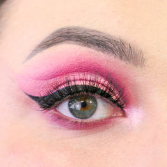 Peaches and Cream Faux Mink Lashes - Style No. 28 (Model Shot)