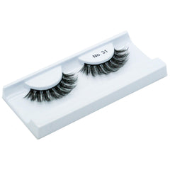 Peaches and Cream Faux Mink Lashes - Style No. 31 (Angled Tray Shot)
