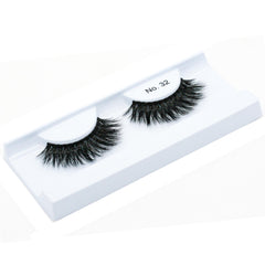 Peaches and Cream Faux Mink Lashes - Style No. 32 (Angled Tray Shot)
