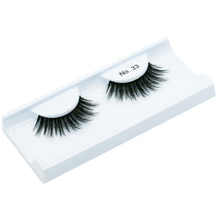 Peaches and Cream Faux Mink Lashes - Style No. 33 (Angled Tray Shot)