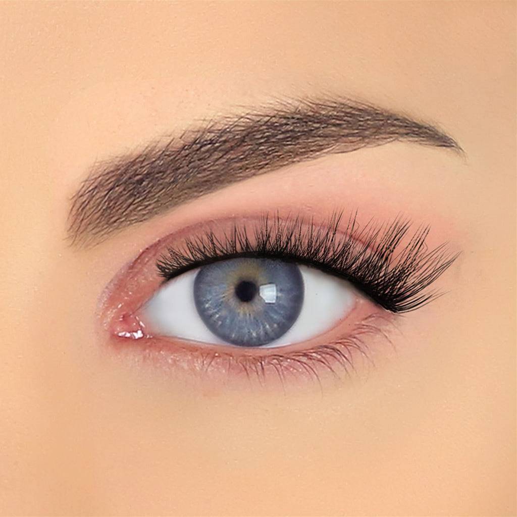 Pinky Goat Pre-Cut Lash Set - Faizah (Model Shot 1)