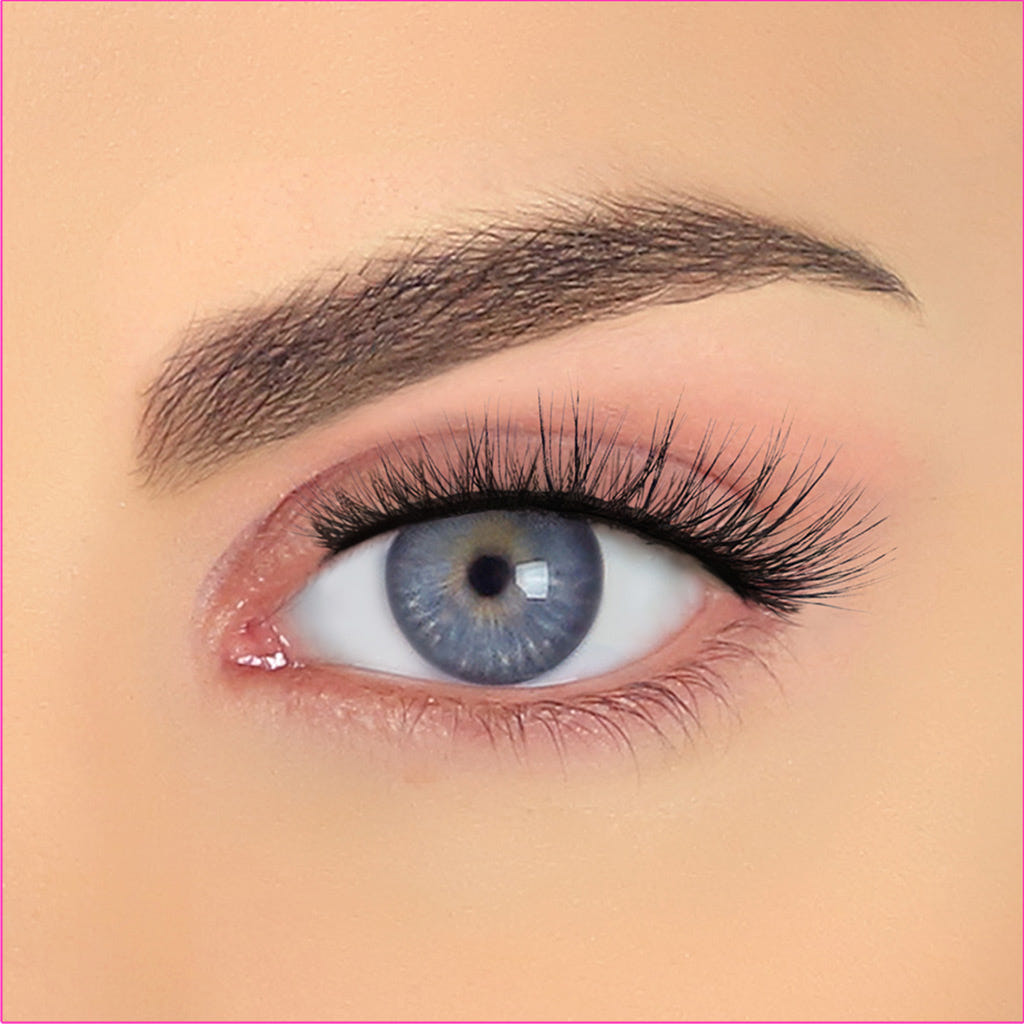 Pinky Goat Pre-Glued Lashes - Aisha (Model Shot)