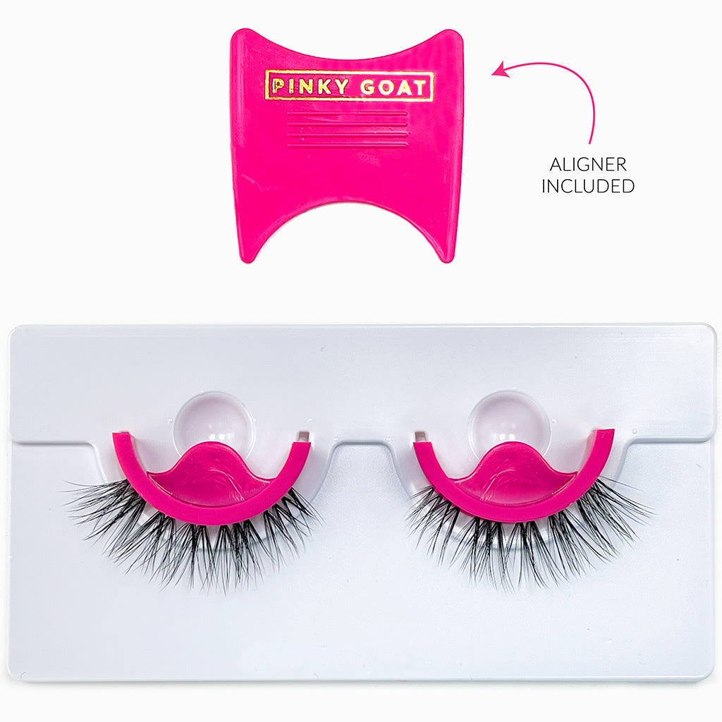 Pinky Goat Pre-Glued Lashes - Aisha (Tray Shot)