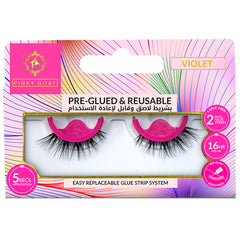 Pinky Goat Pre-Glued Lashes - Violet